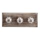 Silver Star Ceramic Wooden Hooks